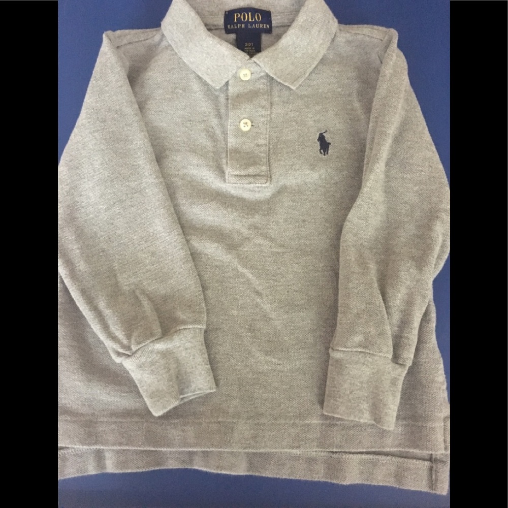 EUC toddler Boy L/S Polo shirt.